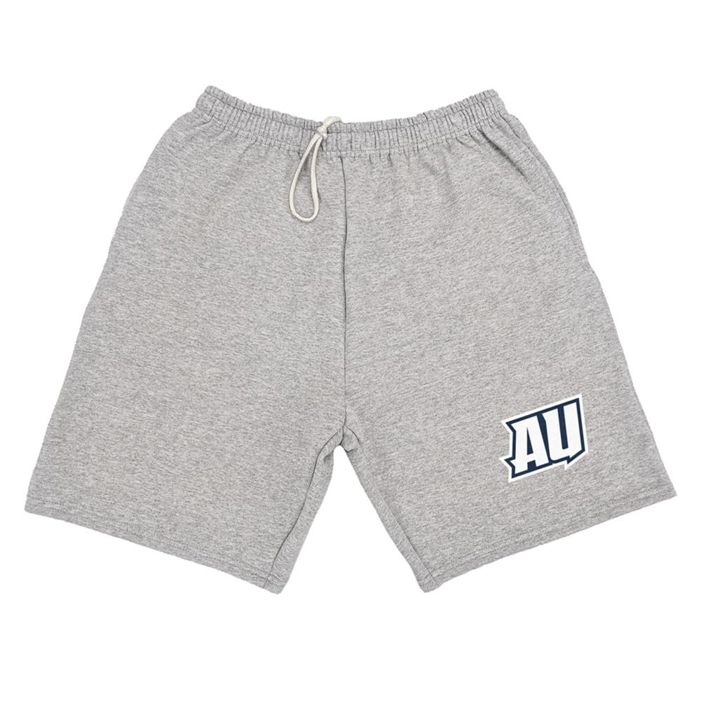 Campus Lab Averett University Mens Sweat Shorts, Primary Logo, Athletic Heather, Small
