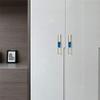 Southst Nordic Marble Shell Cabinet Handle Knobs Cupboard Drawer and Wardrobe Pulls Kit Furniture Hardware Home Improvement - (Color: Blue-Round) view 2