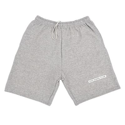 Campus Lab CUNY School of Law Mens Sweat Shorts Primary Logo, Athletic Heather, Small
