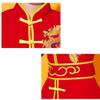 YEMYIQZ Kung Fu Uniform for Boys Girls Kids Traditional Chinese Embroidered Tai Chi Wing Chun Master Martial Arts Set Outfit (Red, XL) view 4