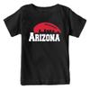 Arizona Football Skyline Kid's Fan T-Shirt (Black Shirt, 4T) view 1