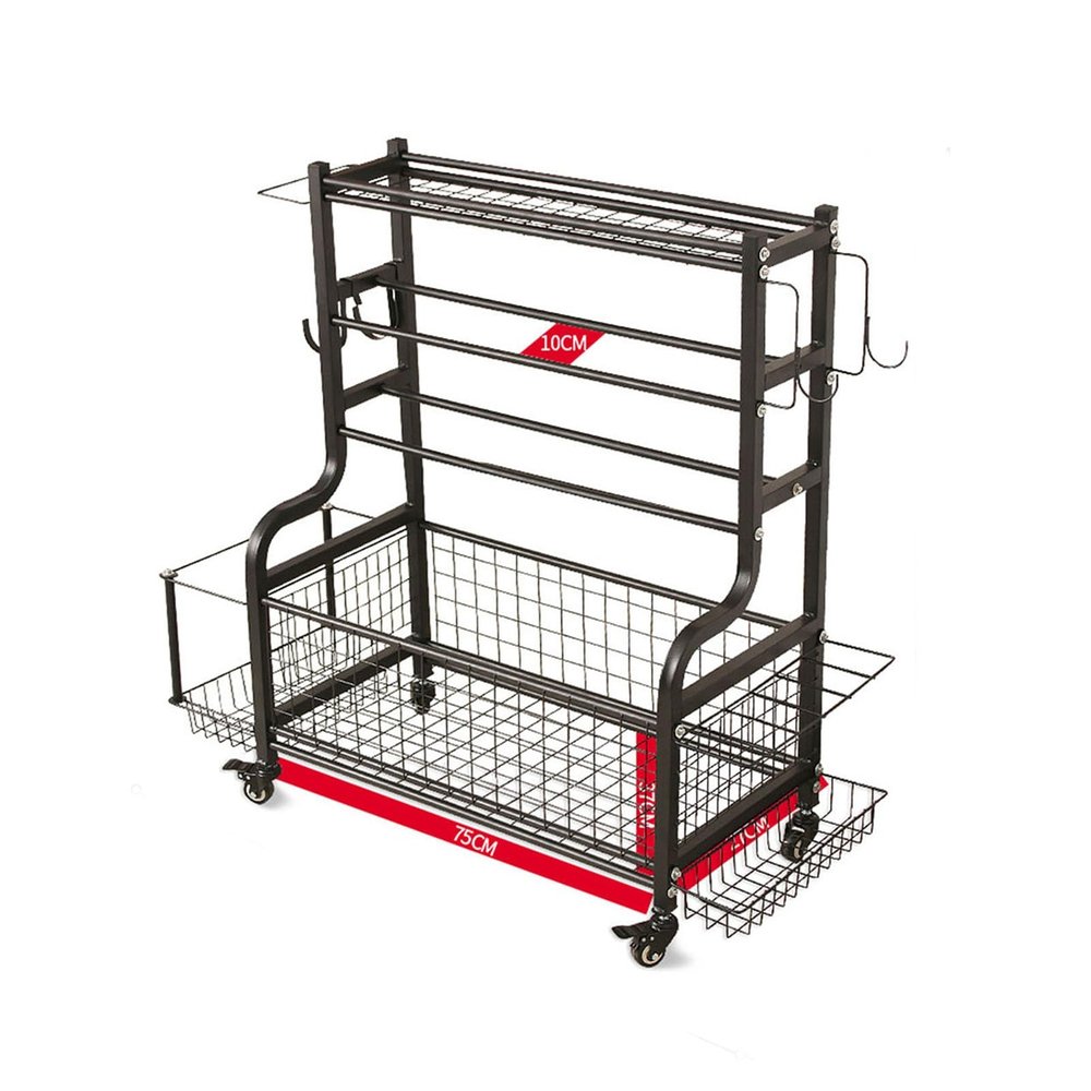 XLTFUC Dumbbell Rack, Multipurpose Dumbbell Weight Rack, Home Gym Kettlebell, Yoga Mat, Ball and Strength Trainer Storage Rack,Holds Up to 350 Lbs