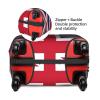 Uk Flag Stylish Luggage Cover:The Ultimate Travel Accessory,Fashionable Suitcase Protector view 4