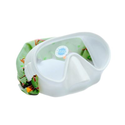SPLASH PLACE Swim Youth MASK with Fabric Strap - Hang Loose | Fun, Fashionable, Comfortable - Kids Swim Goggles with Nose Cover