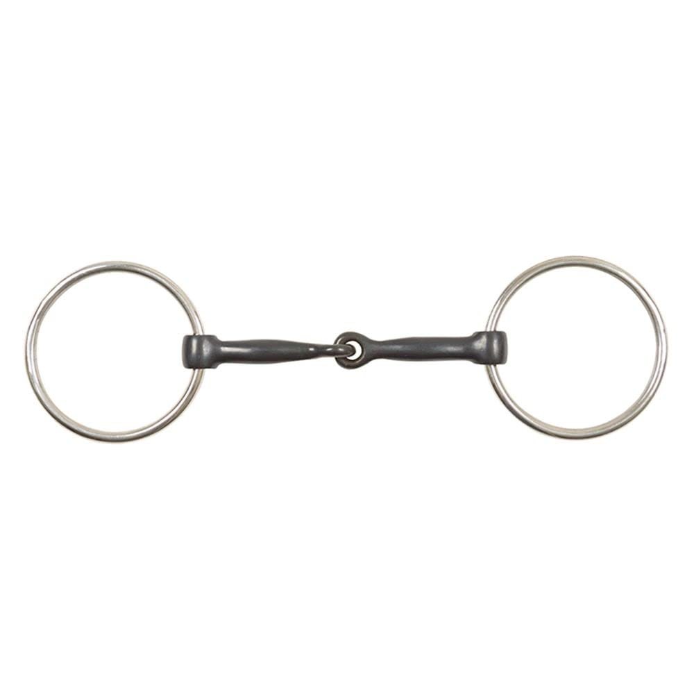 Schneiders O-Ring Horse Snaffle 7/16" Sweet Iron| Ideal for Bending and Balance Training | Traditional O-Ring Style | Stainless Steel Rings | 5" Mouthpiece, 7/16" Diameter