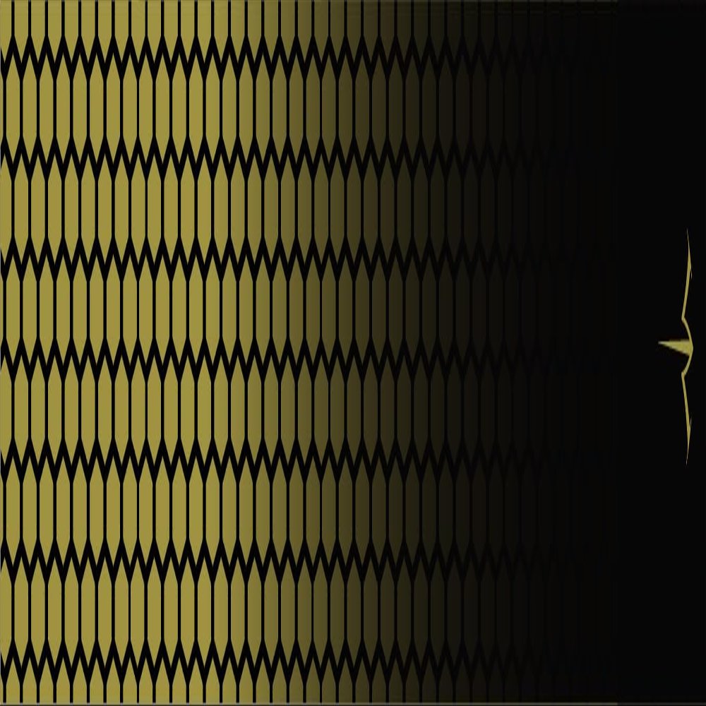 White Water Archery Metallic Gold Background Honeycomb Black Fade Arrow Wraps 15 Pc Pack Choose Length Width (5" Length- 1.25 Width)