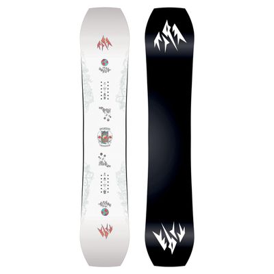 JONES - Men's Tweaker, Snowboards Directional Freeride, Ideal for Freeride, Freestyle and Backcountry pow, Size 154 , Color White