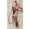 New Herman Oak Harness Leather Western Horse Browband Headstall with Latigo Tie view 4