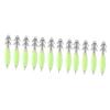 BESPORTBLE 12pcs Fishing Lures Stainless Steel Hooks for and Octopus Green Night Glow Bait for and Freshwater Fishing view 1