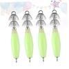 BESPORTBLE 12pcs Fishing Lures Stainless Steel Hooks for and Octopus Green Night Glow Bait for and Freshwater Fishing view 4