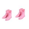 VANZACK 2pcs Reusable Zippered Non- PVC Rain Shoe for Boy Girl XL Lightweight Overshoes Protector for Rain Mud and Outdoor Activities view 1