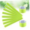 BESPORTBLE 12pcs Reflective Wristband Slap Bands Glow Dark Safety Armband for Jogging Hiking Men Women view 3