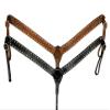 Showman Argentina Cow Leather Buckstitch Breast Collar view 1