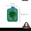 Saspatch Lucky Seven Leaf Clover PVC Morale Patch | Hook & Loop Backing view 2
