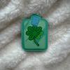 Saspatch Lucky Seven Leaf Clover PVC Morale Patch | Hook & Loop Backing view 3