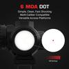 Swampfox Raider 1x20 Micro Prism Sight, Red 6 MOA Dot Reticle view 4