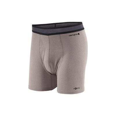 Carhartt Men's UU0250M Force Stretch Grid 5" Boxer Brief - Medium Regular - Asphalt