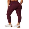 Fabletics Women's Oasis PureLuxe High-Waisted 7/8 Legging, Light Compression, Buttery Soft, XXL-1X, Merlot view 1