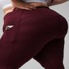 Fabletics Women's Oasis PureLuxe High-Waisted 7/8 Legging, Light Compression, Buttery Soft, XXL-1X, Merlot view 2