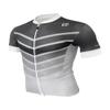 De Soto Skin Cooler Full Zip Short Sleeve Tri Top FVSC (Grey Chevron, Small) view 1