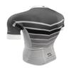 De Soto Skin Cooler Full Zip Short Sleeve Tri Top FVSC (Grey Chevron, Small) view 2