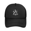 wikjxiz Hunting Retirement Plan Men/Women Adjustable Mesh Hat Trucker Hats Fishing Baseball Cap Outdoor Sports Caps Black view 2