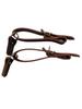 Rowdy Rowels Adult Bull Riding Spur Straps Latigo Leather view 3