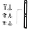 Bike Bottle Cage Adapter with 6pcs Screws and 1 Screwdriver, Adjustable 2-Slot Bike Water Bottle Bracket Adapter Bicycle Bottle Cage Mount Accessories view 1