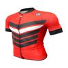 De Soto Skin Cooler Full Zip Short Sleeve Tri Top FVSC (Red Chevron, Small) view 1