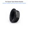 VANICE 2 Pcs 14mm Crank Arms Nuts for Bicycle Bottom Bracket Cotterless Crank Axle Threaded view 2