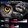 WISHBETY 4K Night Vision Goggles for Adult,5000mAh Night Vision Binoculars view 4