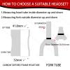 BUCKLOS 1-1/8 Bike Headset Threadless 41.8-52mm Black & 11PCS Aluminium Alloy Spacers view 4
