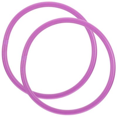BESPORTBLE 2pcs Weighted Arm Hoops for Indoor Exercise Comfortable Workout Accessory for Arm Muscle Strengthening Yoga and Fitness Training