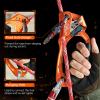 AOKWIT UIAA & CE Certified Rope Ascender Aluminum Alloy Rock Climbing Gear Strong Rigging Rappelling Equipment for Rock Tree Climbing Arborist Rescue Mountaineering Caving (Right Hand Orange 1) view 3