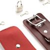 TMEOIIPY Pilates Exercise bar, Red Yoga Exercise Adjustable Spreader Bar with 4 Red Adjustable Straps Sports Aid Training Fitness Gear, Pilates aid kit, Stretching Exercise Tools view 3