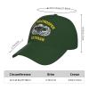 82nd Airborne Paratrooper Army Veteran Hat Adjustable Baseball Cap for Men Women Dad Hat view 2