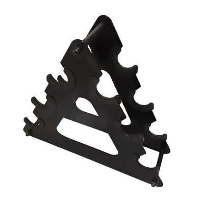 XLTFUC Dumbbell Stand, 3-Tier Triangular Dumbbell Weight Rack, Suitable for Home Gym Multifunctional Storage, Non-Slip, Sweat-Proof, Maximum Load-Bearing 176 Lbs