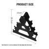 XLTFUC Dumbbell Stand, 3-Tier Triangular Dumbbell Weight Rack, Suitable for Home Gym Multifunctional Storage, Non-Slip, Sweat-Proof, Maximum Load-Bearing 176 Lbs view 2