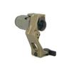G33 3X Magnifer Scope and FTC QD Mount Combo at 2.91" Centerline Height,Quick Release & Flip-to-Center,Tan view 1