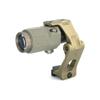 G33 3X Magnifer Scope and FTC QD Mount Combo at 2.91" Centerline Height,Quick Release & Flip-to-Center,Tan view 4