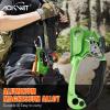 AOKWIT UIAA & CE Certified Rope Ascender Aluminum Alloy Rock Climbing Gear Strong Rigging Rappelling Equipment for Rock Tree Climbing Arborist Rescue Mountaineering Caving (Right Hand Green 1) view 2