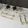 XLTFUC Dumbbell Rack, Weight Dumbbell Support Rack, Suitable for Home Gym Dumbbell Storage, Easy to Carry, Max Load 180 Lbs (Color : Gold) view 4