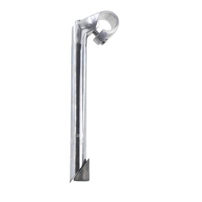 WEEROCK Bike Stem 22.2mm Aluminium Alloy Gooseneck Shape Bicycle Stem, Sliver