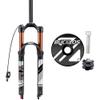 BUCKLOS 29inch MTB QR Straight Remote Air Damping Suspesion Fork & Top Cap Star nut view 1