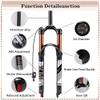 BUCKLOS 29inch MTB QR Straight Remote Air Damping Suspesion Fork & Top Cap Star nut view 2