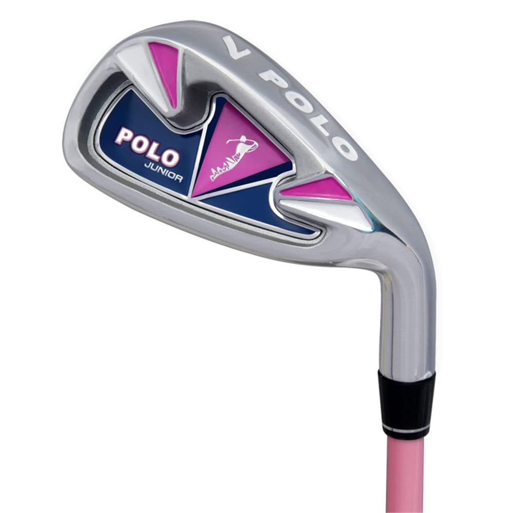Left Handed Golf Club Irons - Perfect for Boys Girls Golf Learning Game - #7 Kids Golf Iron (Left,Blue for 6-8Y)