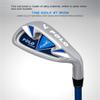 Left Handed Golf Club Irons - Perfect for Boys Girls Golf Learning Game - #7 Kids Golf Iron (Left,Blue for 6-8Y) view 3