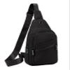 AOSTIHOT Crossbody Small Sling Backpack Sling Bag for Women, Chest Bag Daypack Crossbody for Travel Sport Running Hiking Black White view 1