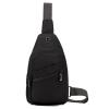 AOSTIHOT Crossbody Small Sling Backpack Sling Bag for Women, Chest Bag Daypack Crossbody for Travel Sport Running Hiking Black White view 3