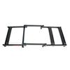 DIYTuning Bike Rollers 700c Road Folding Bike 16-29" Size Adjustable Trainer Stand Foldable Indoor Home Cycling Rack Mountain Bicycle Roller with Resistance for MTB Road Bike Exercise Fitness Black view 3
